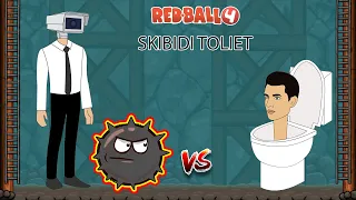 Red Ball 4 vs Skibidi Toilet