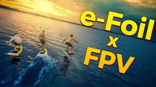 e-Foil x FPV at Cospudener See (Electric Foil Surfboard) EPIC Cinematic FPV  Video