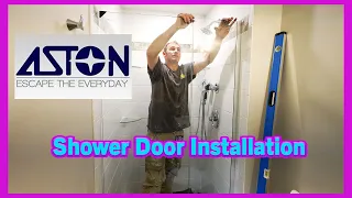 Glass Shower Door Installation | Aston Frameless Shower Glass | PLAN LEARN BUILD