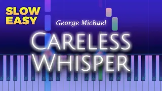 George Michael - Careless Whisper - SLOW EASY Piano TUTORIAL by Piano Fun Play