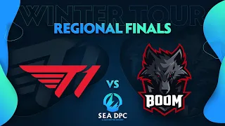 T1 vs BOOM Game 2 - DPC SEA Div 1 Regional Finals: Winter Tour 2021/2022 w/ MLP & johnxfire