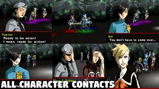 Persona 2 Innocent Sin - ALL Character Demon Contacts