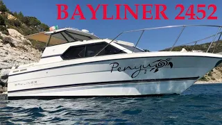 Обзор катера BAYLINER 2452. СВАП 1UZ.