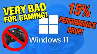 Windows 11 is a DISASTER - 15% WORSE for Gaming & More