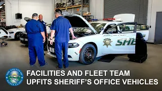 Facilities And Fleet Team Upfits Sheriff's Office Vehicles