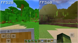 Reduce lag & improve gameplay FPS experience in Minecraft PE