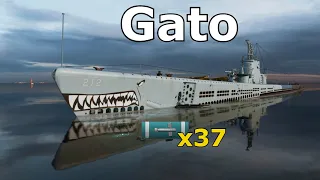 World of WarShips Gato - 6 Kills 307K Damage