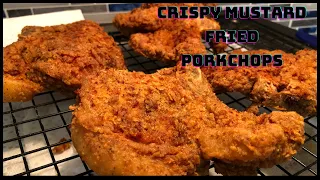 The Best Mustard Fried Pork Chops | Easy Fried Pork Chop Recipe
