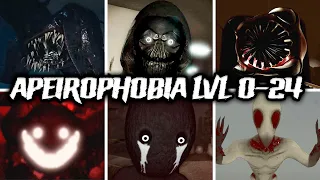 Apeirophobia - Chapter 1 & 2 - Level 0 to 24 (Full Walkthrough) - Roblox