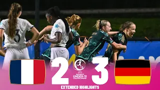 Germany vs France | Highlights | U19 Women's European Championship Semi Final 27-07-2023
