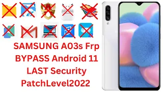 samsung A30s Frp Bypass Android 11 Final Patch Level With Out Pc