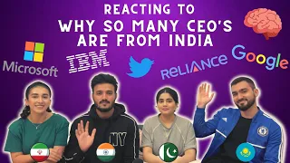 'WHY SO MANY CEO'S ARE INDIANS' REACTION | Unbelievable | Foreigners React