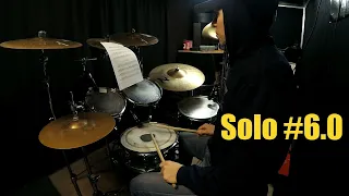 Solo #6 - Charley Wilcoxon (150 Rudimental Solos) + hi-hat & kick (с другим малым барабаном)