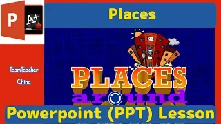 Places Around Town TEFL Powerpoint Lesson Plan | Classroom PPT Games