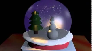 Snow Globe animation