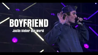 Justin Bieber Our World- Boyfriend performance