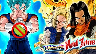 NEW ULTIMATE RED ZONE STAGE 1 VS ANDROID 17 & 18 (FUTURE) NO ITEM USED - Dragon Ball Z Dokkan Battle