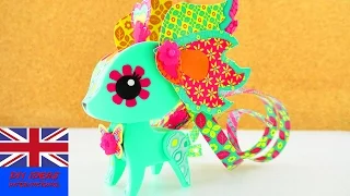 Colorful Deer of Amigami Origami Set with 500+ possibilities & combinations! | Demo