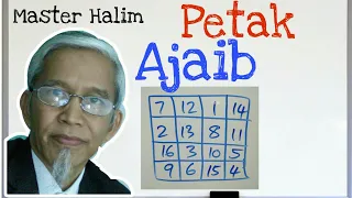 Master Halim: Petak Ajaib (Magic Square)