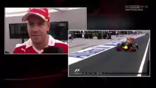 Interview with Vettel after retire from Malaysian GP 2016