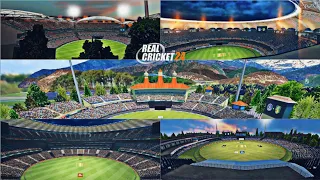 RC24 All Updated 25 Stadiums Overview | With 3D Globe