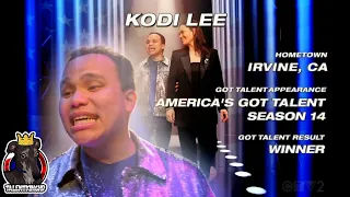 Kodi Lee Story Semi Final Week 6 America's Got Talent All Stars 2023