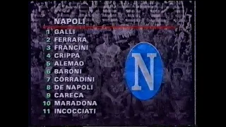 1990/91 - Napoli v Sampdoria (Italian Serie A - 18.11.90)