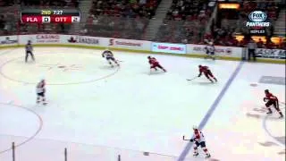 Kyle Turris 2nd goal 21 Jan 2013 Ottawa Senators vs Florida Panthers NHL hockey