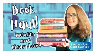 Another Library Haul and Book Haul! (My Poor TBR!) #booktube