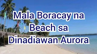 The beautiful beach Resorts and white sands in Dinadyawan Dipaculao Aurora