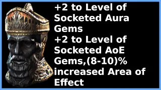 How to craft a +2 to Level of socketed Aura and Aoe Gems helmet! [spark] 3.20