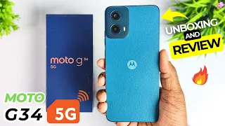 Moto G34 5G ⚡| Best Budget 5G Smartphone 😍 | Unboxing & Review 🔥