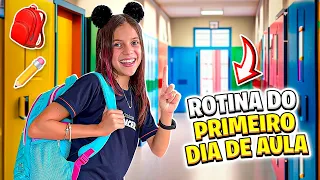 ROTINA DO MEU PRIMEIRO DIA DE AULA (JÉSSICA E FAMÍLIA