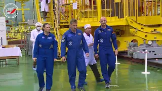 На космодроме Байконур состоялась контрольная «примерка» ТПК «Союз МС-09»