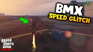 BMX Speed Glitch | GTA Online 1.61 (Go Faster Then Cars Glitch)