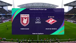 PES 2021 | Rubin Kazan vs Spartak Moscow - Russia Premier League | 20/09/2020 | 1080p 60FPS