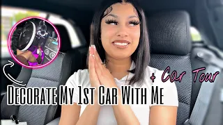 DECORATE MY 1ST CAR + SHEIN & AMAZON CAR ACCESSORIES HAUL?!