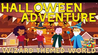 "Wizardly Halloween Adventure for Kids: The Quest for the Wand of Wonders"