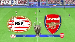 FIFA 23 | PSV vs Arsenal - UEFA Champions League - PS5 Gameplay