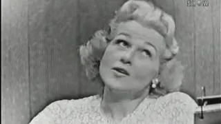 What's My Line? - Jo Stafford; David Niven [panel] (Oct 14, 1956)