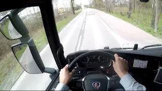 POV DRIVING SCANIA SUPER 500S