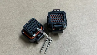Holley main J connectors, pin and depin