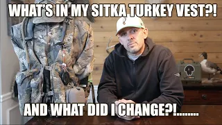 What's in my Sitka Turkey Vest?! (What did I change?!)