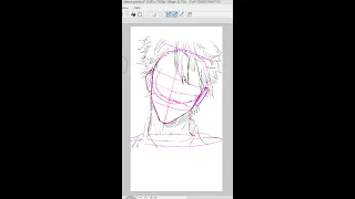 How to draw webtoon boys | Manga Practice | Anime style| #manhwa #webtoon #shorts