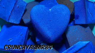 Blue Dyed & Reformed Gym Chalk | Sleep Aid | Oddly Satisfying | ASMR