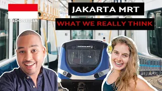 We tried Jakarta's MRT - FIRST IMPRESSIONS 🇮🇩 VLOG 38