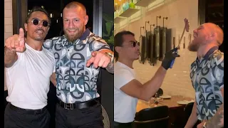 Salt Bae served up a golden steak for Conor McGregor in Dubai