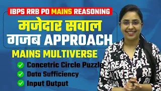 MAINS LEVEL REASONING | RRB PO Mains 2023 | Expected Mains Puzzle & Miscellaneous Ques| Smriti Sethi
