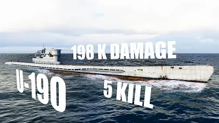 U-190 Cold Banana 5 Kills 198 K Damage World of Warships