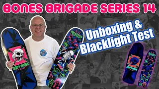 Powell Peralta Bones Brigade Series 14 Decks | Unboxing Hawk, Mullen & Blacklight Magic